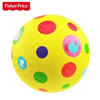 Fisher-Price 儿童橡胶玩具球圆点球送打气筒