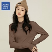 JEANSWEST 真维斯 德绒半高领打底衫 925TB501