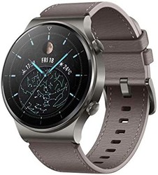 HUAWEI 华为 WATCH GT 2 Pro 智能手表,1.39 英寸 AMOLED 高清触摸屏,2 周电池续航时间,GPS & GLONASS,SpO2,100+训练模式,蓝牙呼叫,心率测量, 星云灰