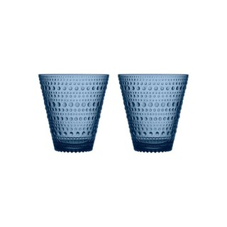 Iittala 露珠系列 玻璃杯 300ml*2 雨水色