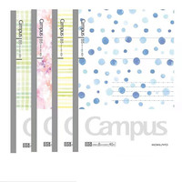KOKUYO 国誉 Campus系列 WCN-CNB1444 B5水果笔记本 水彩絮语 4本装