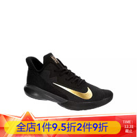 Nike/耐克男运动休闲鞋篮球鞋黑色PRECISION IV软垫 BLACK金标 42