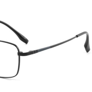 HD 汇鼎 18001 黑色金属眼镜框+1.60折射率 非球面镜片