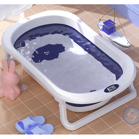 88VIP：DUDI 嘟迪 婴幼儿洗澡盆 测温款-深海蓝不含礼品