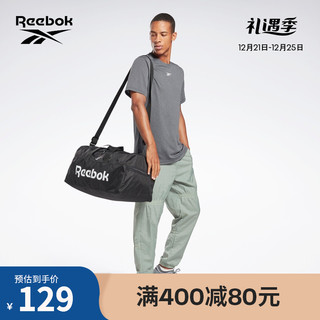 Reebok 锐步 官方男女同款GP0170运动活力拎包旅行包 GP0170_黑色 N SZ