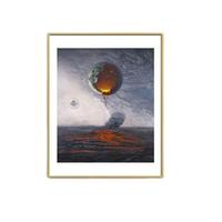 买买艺术 崔龙《净土五》50x65cm 美术纸 金色铝合金框