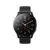 vivo WATCH 2 eSIM智能手表 1.43英寸 原力黑不锈钢表壳 黑色氟橡胶表带 (北斗、GPS、血氧)