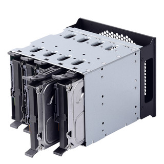 机箱3个光驱位转换5位3.5寸硬盘笼子 扩展硬盘架 DIY存储收纳架