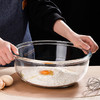 透明玻璃碗微波炉专用耐高温热家用沙拉碗大号发面烘焙打蛋和面盆（高款850ml （2只装））