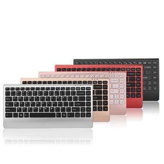 冰狐铝合金充电无线键盘鼠标套装办公家用笔记本台式电脑轻薄便携（磨砂黑（键鼠套装）、官方标配）