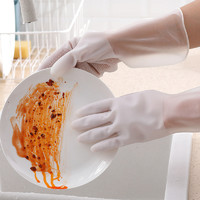洗碗清洁手套女薄厨房家务清洁耐用家用丁腈橡胶皮防水洗衣服刷碗