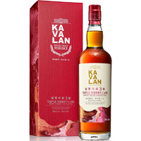 PLUS会员：Kavalan 噶玛兰 层丰雪莉3桶 单一麦芽威士忌 700ml