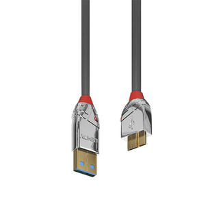 德国LINDY Cromo系列移动硬盘USB3.0数据线连接三星日立希捷东芝