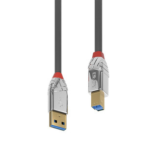 德国LINDY Cromo系列USB3.0数据线A公对B公高速打印机硬盘方口线