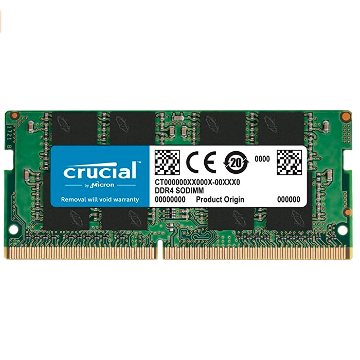 Crucial 英睿达 ‎Crucial 2666 MT/s SODIMMS DDR4 2666MHz 笔记本内存 普条 16GB