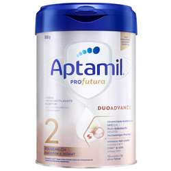Aptamil 爱他美 白金德文版较大婴儿配方奶粉2段 800g/罐进口宝宝乳 粉
