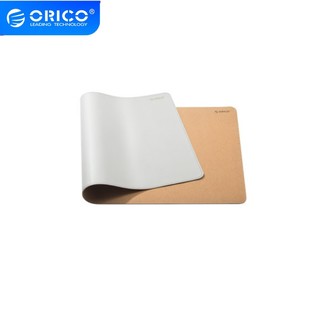 奥睿科（ORICO）大尺寸桌垫 大号加厚鼠标垫 精密包边 双面软木原料办公电脑键盘桌垫 原木色+灰色双面软木 大号鼠标垫（800*400*2mm）