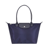 LONGCHAMP 珑骧 Le Pliage系列 ORIGINAL 女士单肩包 L2605089006 海军蓝色 中号