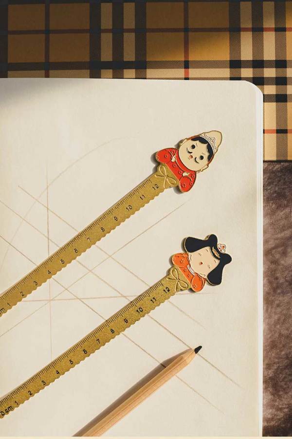 新疆博物馆高昌智慧铜尺子约17cm唐朝文创直尺送孩子礼物