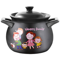 BANGQI CERAMIC 帮企陶瓷 炖锅(18cm、3.9L、陶瓷、亲子)