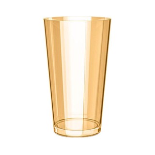 LOVWISH 乐唯诗 玻璃吸管杯 450ml 电镀黄