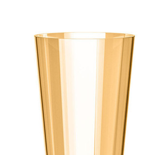 LOVWISH 乐唯诗 玻璃吸管杯 450ml 电镀黄
