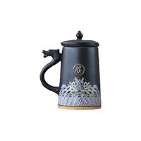 赞物 Z1102 朕的茶器 茶杯 340ml 威严黑