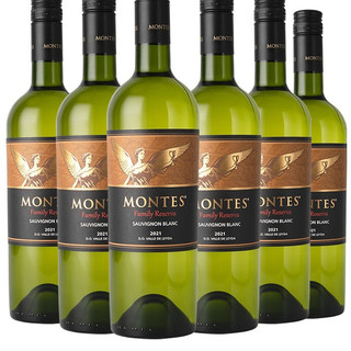 MONTES 蒙特斯 家族珍藏智利白葡萄酒 6瓶*750ml套装
