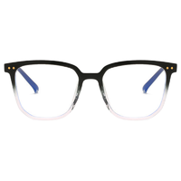 潮库 30049 渐黑色TR90眼镜框+1.61折射率 防蓝光镜片