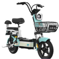 FLYING PIGEON 飞鸽 电动自行车 48V14Ah锂电池 满天星绿