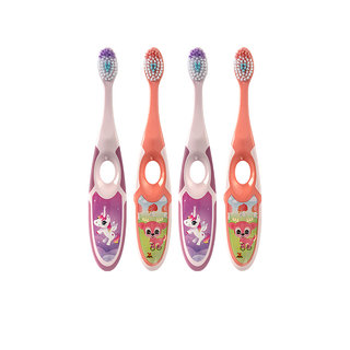 儿童牙刷 2阶段 3-5岁 4支装