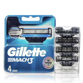 Gillette 吉列 锋速3刀头 4刀头*2