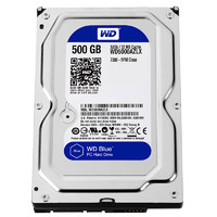 Western Digital 西部数据 蓝盘系列 3.5英寸 台式机硬盘 500GB (7200rpm、32MB) WD5000AZLX