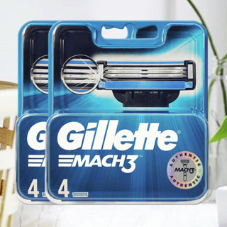 Gillette 吉列 锋速3刀头 4刀头*2