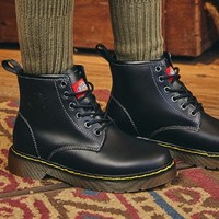 Dickies 帝客 女士6孔马丁靴 194W50LXS29 加绒款 黑色 35