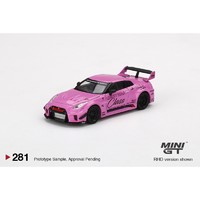 新款MINI GT 1:64 LB GT-R R35粉色 Ver.1 Class合金  默认1
