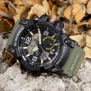 CASIO 卡西欧 G-SHOCK 陆地系列 55.3毫米电子腕表 GG-1000-1A3