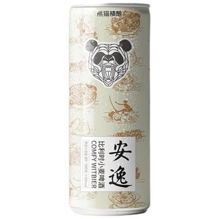 PANDA BREW 熊猫精酿 安逸 比利时小麦啤酒 330ml*6罐