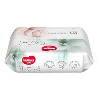 88VIP：HUGGIES 好奇 天然小森林80抽6包加厚柔巾小森林干湿两用洗脸巾卸妆巾