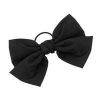 Osewaya AXPN7125 蝴蝶结绸面发绳 黑色