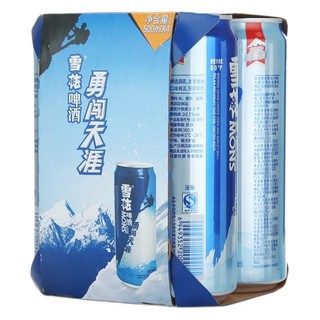 SNOWBEER 雪花 勇闯天涯 啤酒 500ml*4听