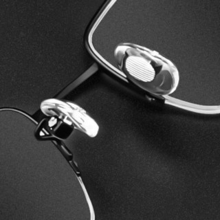 裴漾 7803 黑色纯钛眼镜框+1.60折射率 非球面镜片