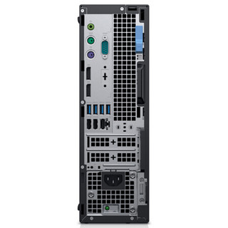 DELL 戴尔 OptiPlex 3080 MFF 十代酷睿版 商务台式机 黑色 (酷睿i3-10105T、核芯显卡、8GB、256GB SSD+1TB HDD、风冷)