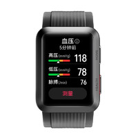 HUAWEI 华为 WATCH D 智能手表 38mm 黑色铝合金表壳 黑色塑胶表带（血压、GPS、血氧、ECG）
