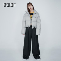 SPELLEDIT2021冬季新款短腰羽绒服韩版轻薄鸭绒羽绒服女短款秋冬