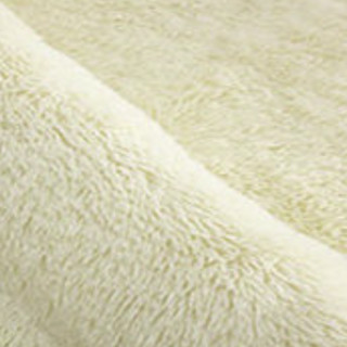 亚亨 长方形丝毛地垫 米白色 0.8*1.6m 短绒款