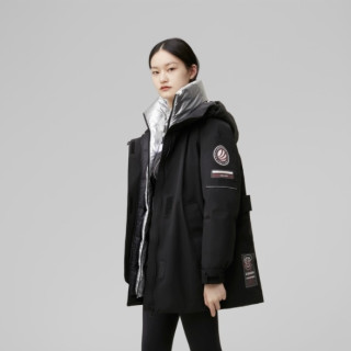 波司登2019新品连帽毛领中长款羽绒服冬季保暖休闲外套静谧灰8210b