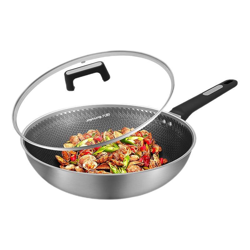 joyoung 九阳 cf-cgb3036 炒锅(30cm,不粘,304不锈钢)