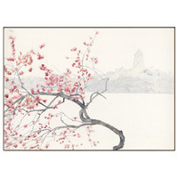 仟象映画 李士运《花期时时》70x50cm 油画布 胡桃色实木框