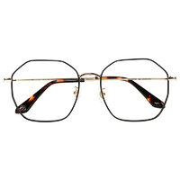 MUJOSH 木九十 FM1840158 金属板材眼镜框+防蓝光镜片